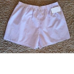 Seersucker Night Shorts - NEW